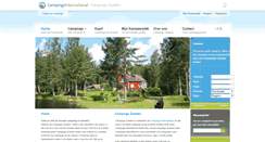 Desktop Screenshot of campings-zweden.com
